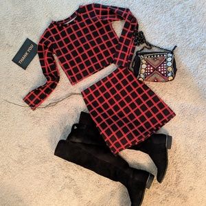 ♠️4/$20♠️ Set of top and skirt